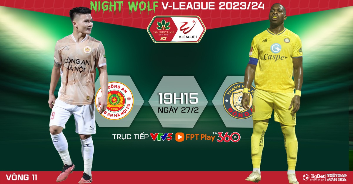 Nhận định bóng đá CAHN vs Thanh Hóa 19h15 hôm nay V League vòng 11