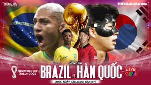 Nhận định bóng đá Brazil vs Hàn Quốc 2h00, 6/12, WC 2022 vòng 1/8