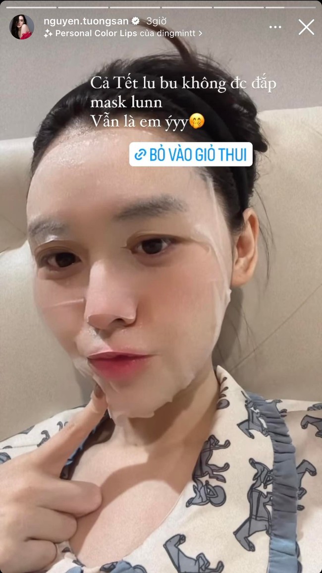 Đồ skincare mỹ nhân Việt dùng gần đây: Đỗ Thị Hà và Xoài Non dùng serum hơn 3 triệu, Á hậu Tường San chăm đắp mặt nạ mỗi ngày  - Ảnh 3.