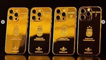 Cận cảnh 35 chiếc Iphone mạ vàng mà Messi tốn 5 tỷ mua tặng đồng đội