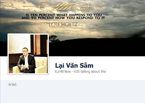 Nhà báo Lại Văn Sâm bị giả danh trên Facebook