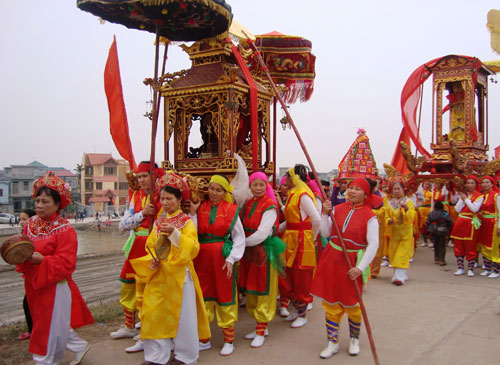 Bắc Ninh tưng bừng lễ hội chùa Phật Tích