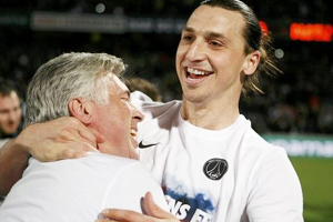 Ancelotti và Ibrahimovic