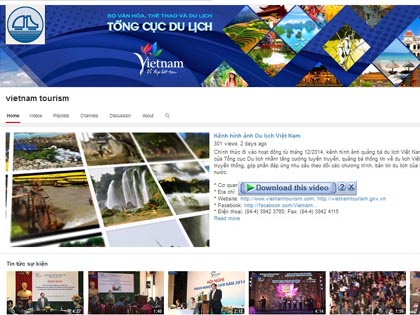 Chính thức quảng bá du lịch Việt Nam trên kênh Youtube