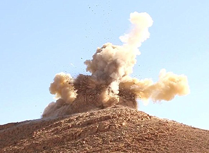 IS cho nổ tung nhiều phần mộ của hậu duệ Nhà tiên tri Mohammed