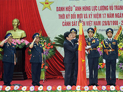 Bộ Tư lệnh Cảnh sát biển đón nhận Danh hiệu Anh hùng Lực lượng vũ trang