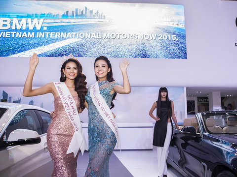 Hoa hậu Hoàn Vũ Việt Nam & 10 cặp vé tới Munich lái BMW i8    