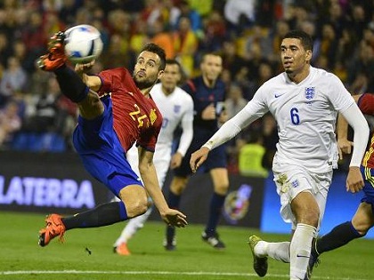 Tây Ban Nha 2-0 Anh: Fabregas kiến tạo, Gaspar ghi tuyệt tác, TBN áp đảo hoàn toàn