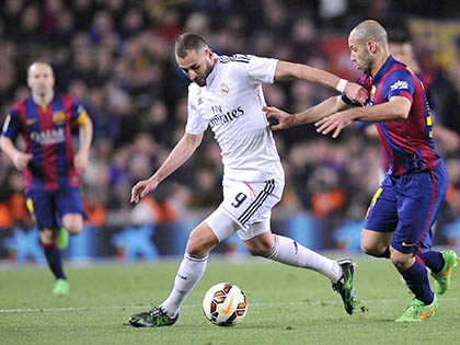 'Kinh điển' Real Madrid - Barcelona: Karim Benzema là 'thú dữ' với Barca