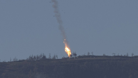 VIDEO: Phi công SU-24 Nga bị xả súng bắn chết trước khi tiếp đất?
