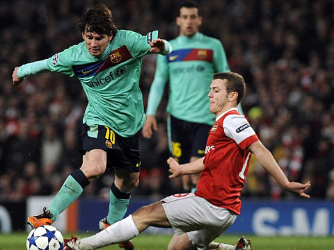 Arsenal sợ gặp Barca ở Champions League