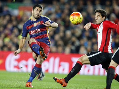 Barca 6-0 Athletic Bilbao: Suarez lập hat-trick, Barca thắng đậm trên sân nhà