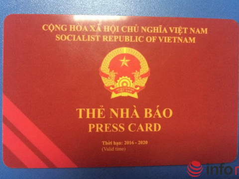 Thẻ Nhà báo mới: sẽ có mã nhận diện hồ sơ nhà báo