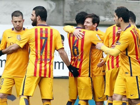 Eibar 0–4 Barca: Messi lập cú đúp, Barca thắng trận Liga thứ 11 liên tiếp