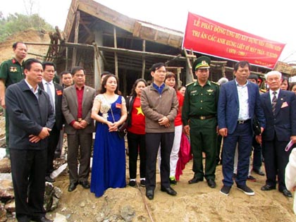 Xây dựng Nhà tưởng niệm tri ân các anh hùng liệt sỹ mặt trận Vị Xuyên - Hà Giang 