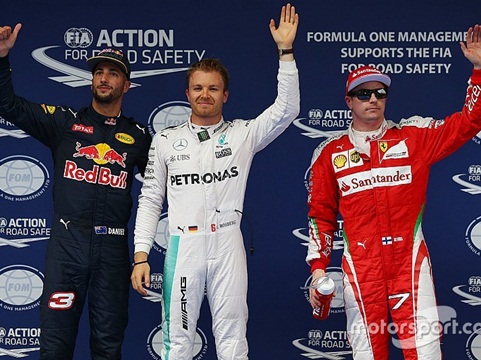 Phân hạng GP Trung Quốc: Nico Rosberg giành pole