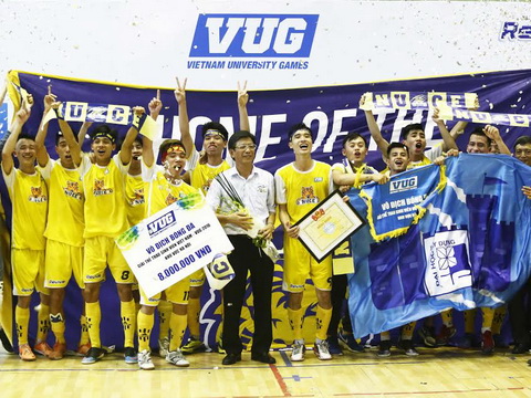 ĐH Xây Dựng vô địch giải Futsal Sinh viên