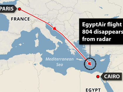 VIDEO: Xem hành trình của máy bay Ai Cập trước khi mất tích trên Địa Trung Hải
