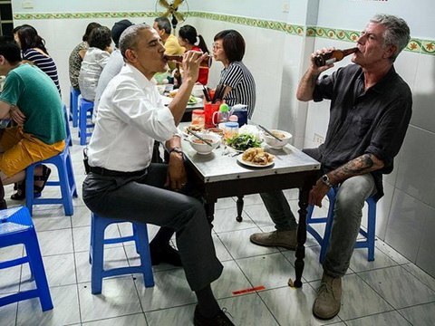 Bữa tối của Tổng thống Obama với bún chả Hà Nội sẽ lên kênh CNN