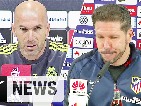 HỌ ĐÃ NÓI, Zidane: 'Cơ hội chia đều cho cả 2', Simeone: 'Thành bại nằm ở tuyến giữa'