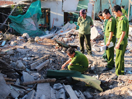 Nguyên nhân vụ nổ tại đảo Phú Quý có thể là do thuốc TNT hỗn hợp