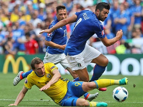 ĐIỂM NHẤN Italy 1-0 Thụy Điển: Ibrahimovic ‘mất điện’. Eder bừng sáng. Italy vào vòng 1/8