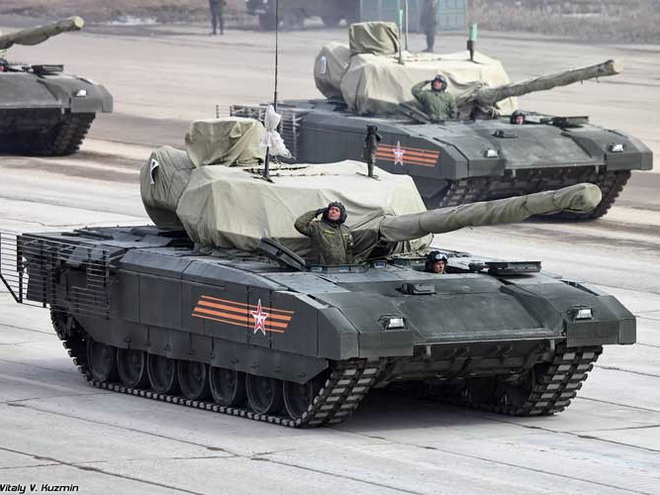 Nga phủ 'áo tàng hình' lên siêu tăng Armata, tên lửa, máy bay