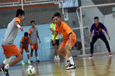 Tuyển futsal Việt Nam tập sung, chờ đấu Guatemala