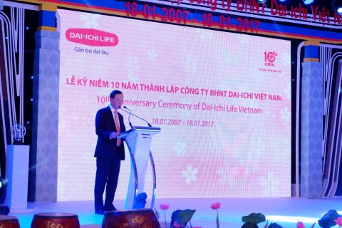 Dai-ichi Life Việt Nam tổ chức Lễ kỷ niệm 10 năm thành lập 