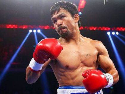 Võ sĩ Manny Pacquiao lên mạng tìm... đối thủ