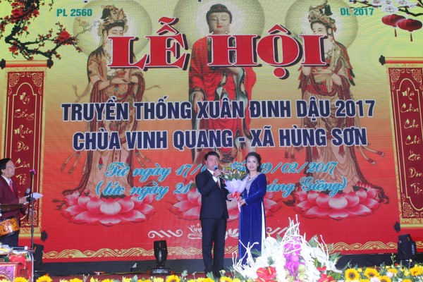 Thanh Miện - Hải Dương: Xã Hùng Sơn tổ chức Lễ hội truyền thống chùa Vinh Quang