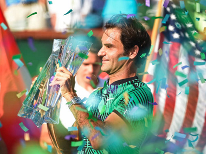 Federer hạ Wawrinka ở CK Indian Wells, san bằng kỷ lục của Djokovic