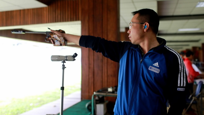 Hoàng Xuân Vinh giành HCV đầu tiên tại Cup bắn súng quốc gia