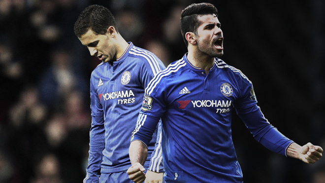Vì sao Chelsea sẽ mất tới 200 triệu bảng nếu Diego Costa và Hazard ra đi?