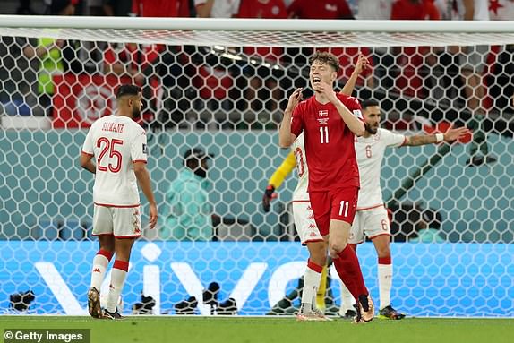 Điểm nhấn Đan Mạch 0–0 Tunisia: Trận đấu đầu tiên tại World Cup không có bàn thắng - Ảnh 3.
