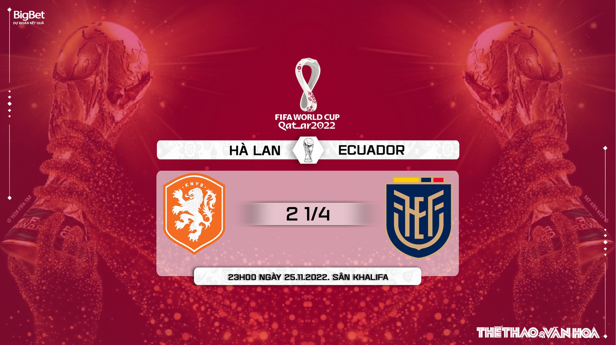 Soi kèo Hà Lan vs Ecuador: Phân tích và dự đoán kết quả trận đấu bảng A World Cup