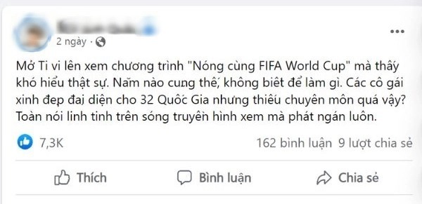 Tranh cãi câu chuyện để các hot girl bình luận chuyên môn về World Cup - Ảnh 3.