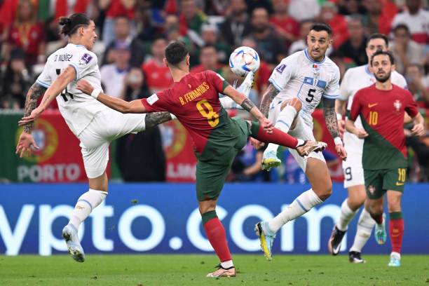 Điểm nhấn Bồ Đào Nha 2-0 Uruguay: Người hùng Bruno Fernandes, Uruguay đối mặt nguy cơ bị loại sớm - Ảnh 2.