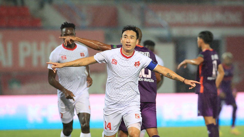 Kết quả bóng đá Hải Phòng 1-1 Hà Tĩnh, V-League 2022