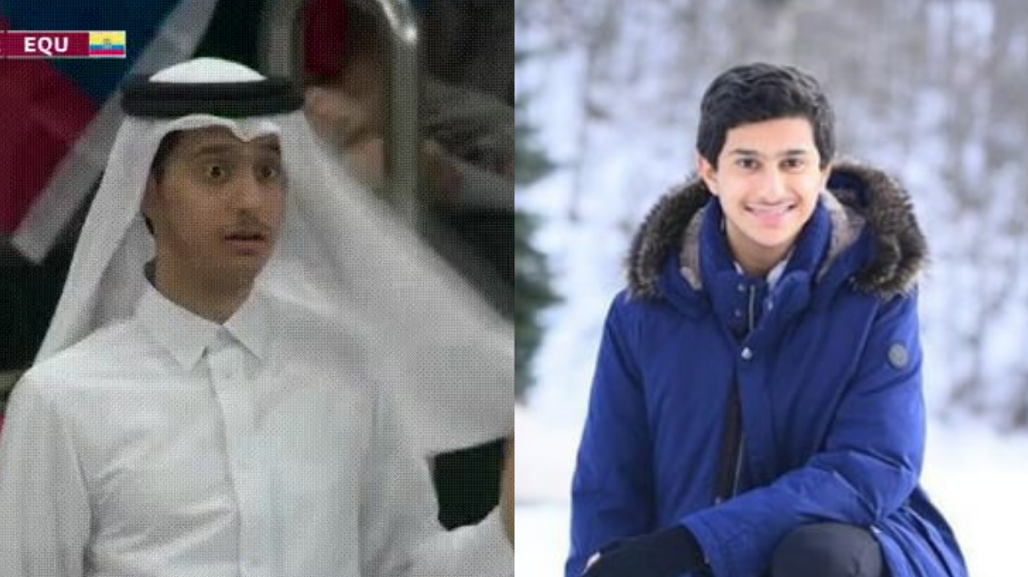 Hình ảnh đời thường như "cậu bạn nhà bên" của Hoàng tử bé Qatar vô tình nổi tiếng toàn mạng vì biểu cảm quá dễ thương