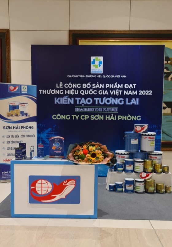 Công ty Sơn Hải Phòng được vinh danh doanh nghiệp có sản phẩm đạt Thương hiệu quốc gia năm 2022 - Ảnh 2.