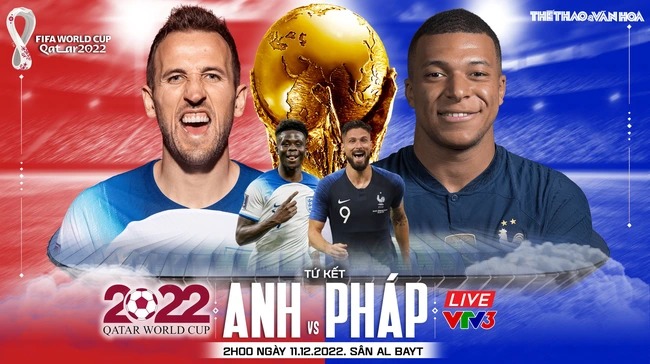 Dự đoán có thưởng World Cup 2022 vòng Tứ Kết: Trận Anh - Pháp - Ảnh 1.
