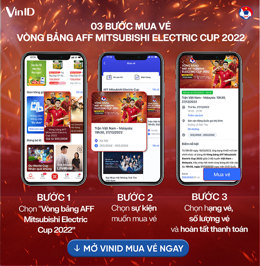Vé trận Việt Nam tại AFF Cup được bán ngày nào? Hướng dẫn cách mua vé trên VinID - Ảnh 3.