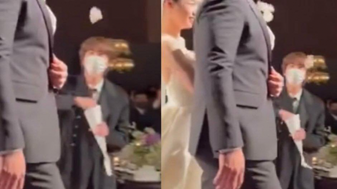 Tình bạn không ai ngờ: Jin (BTS) dự đám cưới Jiyeon (T-ara), nhiệt tình tung hoa giấy khiến cô dâu cười hạnh phúc - Ảnh 3.