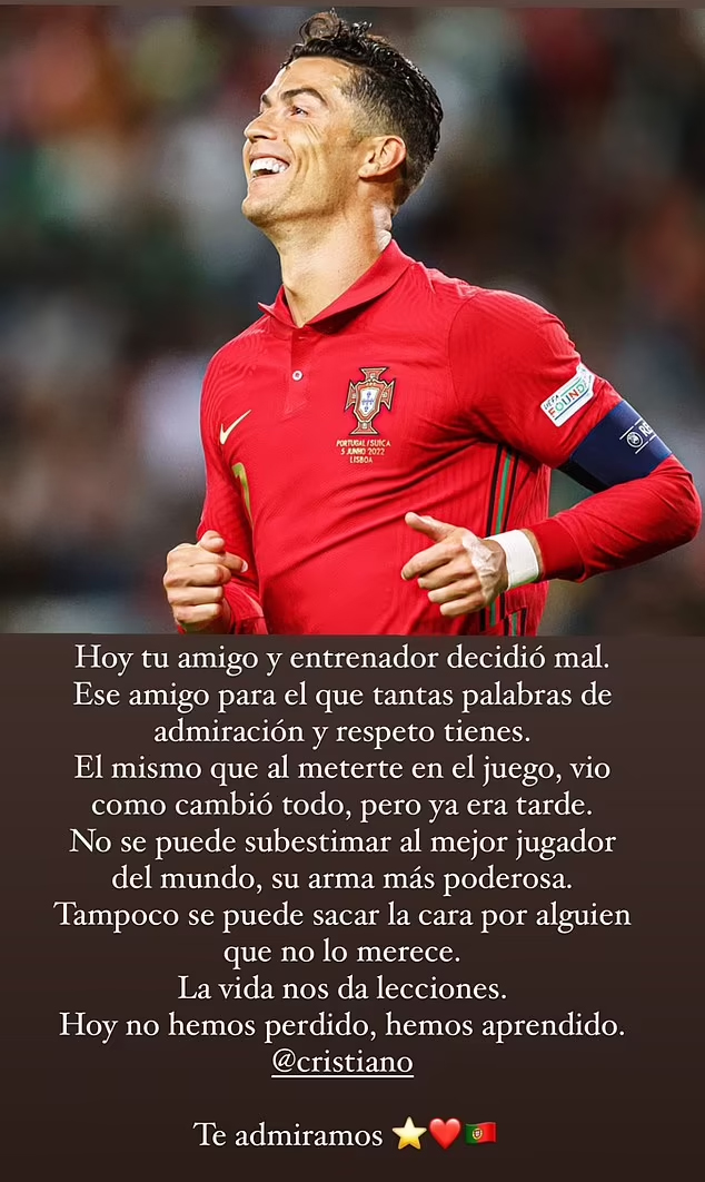 Bạn gái của Ronaldo chỉ trích HLV Bồ Đào Nha - Ảnh 3.