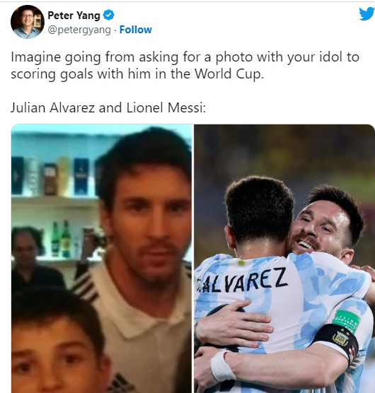 Bức ảnh Messi chụp cùng Alvarez 10 năm trước gây sốt - Ảnh 3.