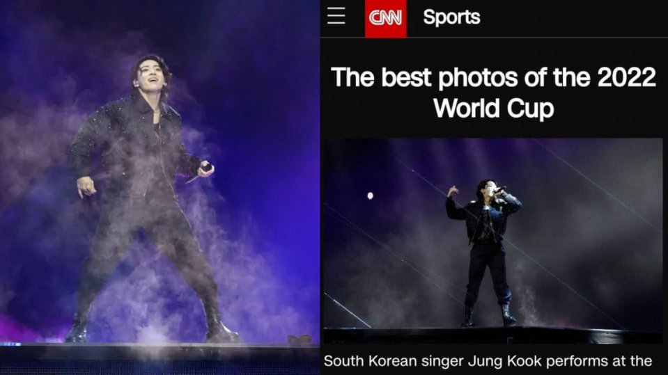 Jungkook BTS lọt danh sách 'Những bức ảnh đẹp nhất về World Cup 2022' của CNN Sport