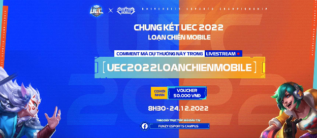 Chung Kết UEC 2022 - Loạn Chiến Mobile gây bất ngờ khi phát quà cho tất cả người tham gia - Ảnh 3.