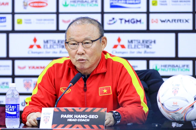 HLV Park Hang Seo cùng đội tuyển Việt Nam đặt mục tiêu thắng Malaysia.Ảnh: Đại Đầu