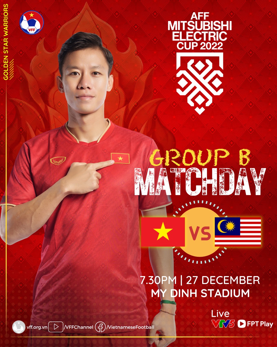 CẬP NHẬT trận Việt Nam vs Malaysia, AFF Cup 2022 (19h30, 27/12) - Ảnh 2.